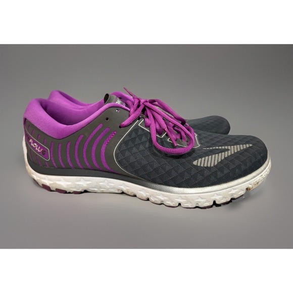 Brooks Shoes - Brooks Shoes Womens Size 9 Gray‎ Purple PureFlow Running